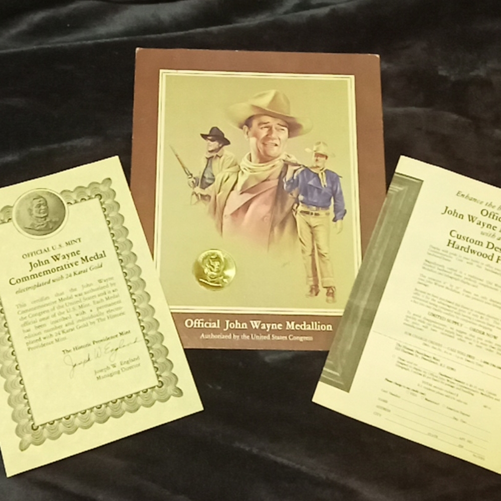 Official John Wayne Medallion